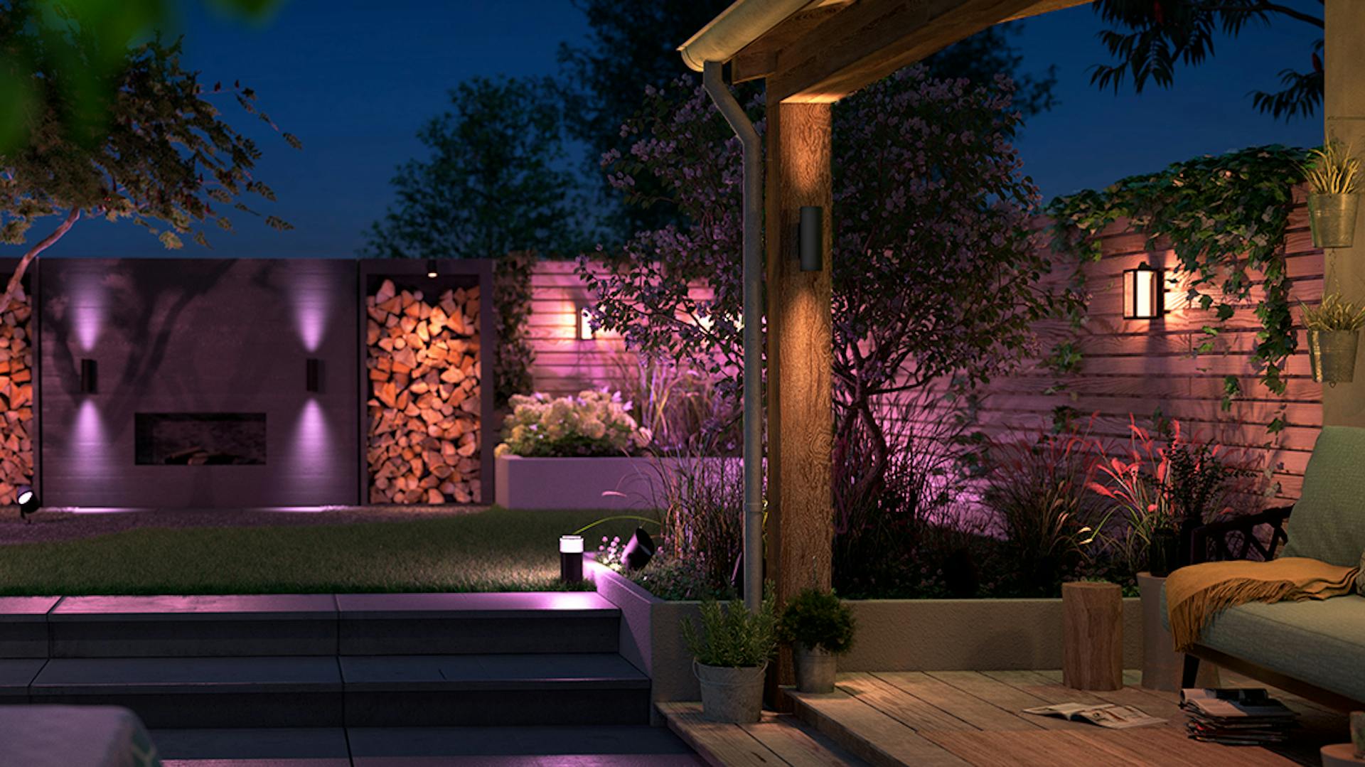 Philips Hue smarte Außenbeleuchtung