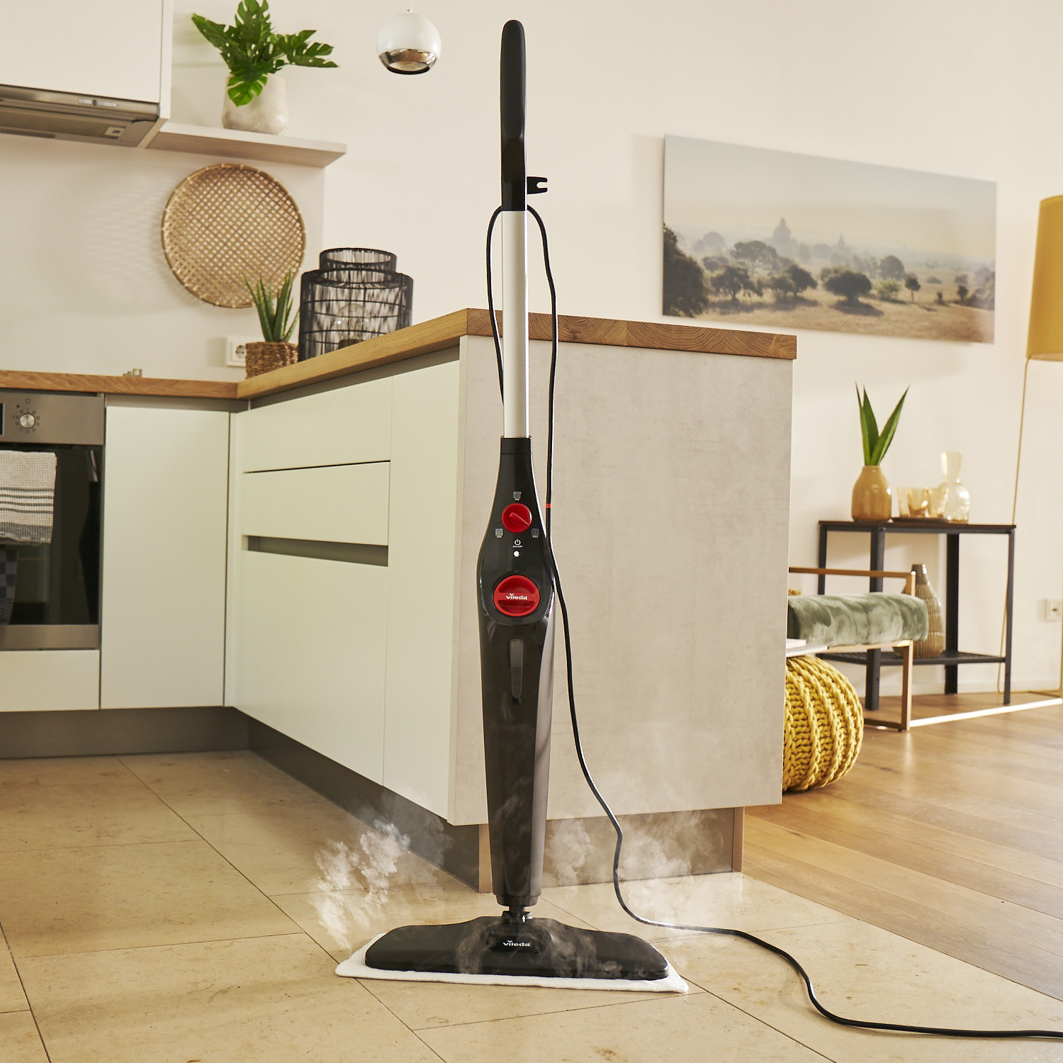 Elektrische Reinigung von Vileda