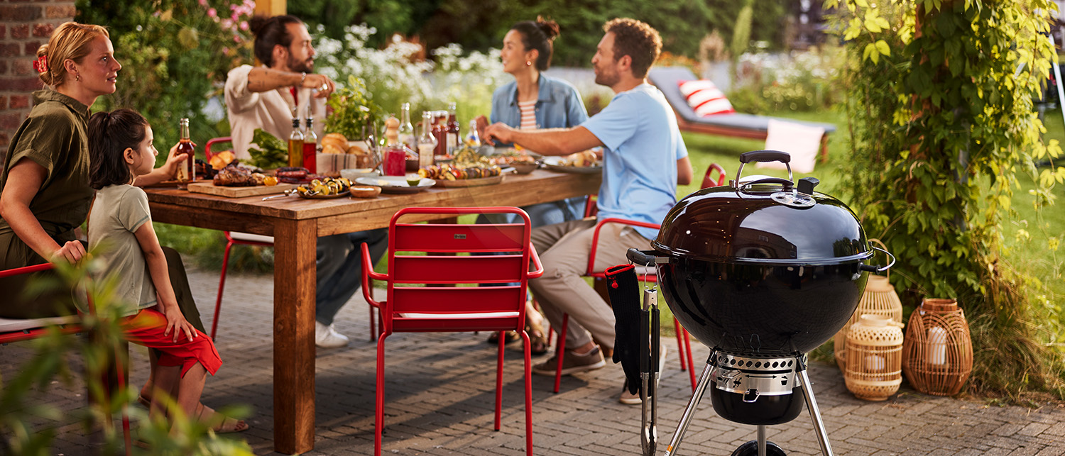 Grillparty mit Weber Kugelgrill