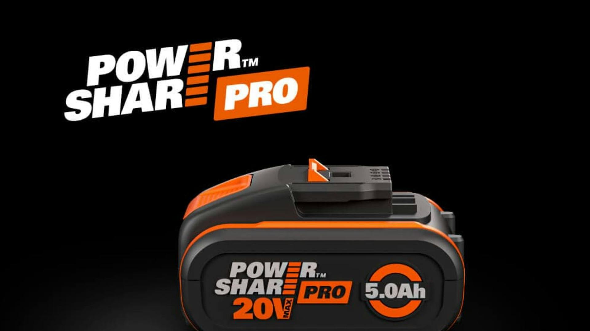 Der neue PowerShare Pro-Akku Pro für längere Laufzeit, verlängerte Lebensdauer, schnelleres Wiederaufladen und herausragende Leistungen.