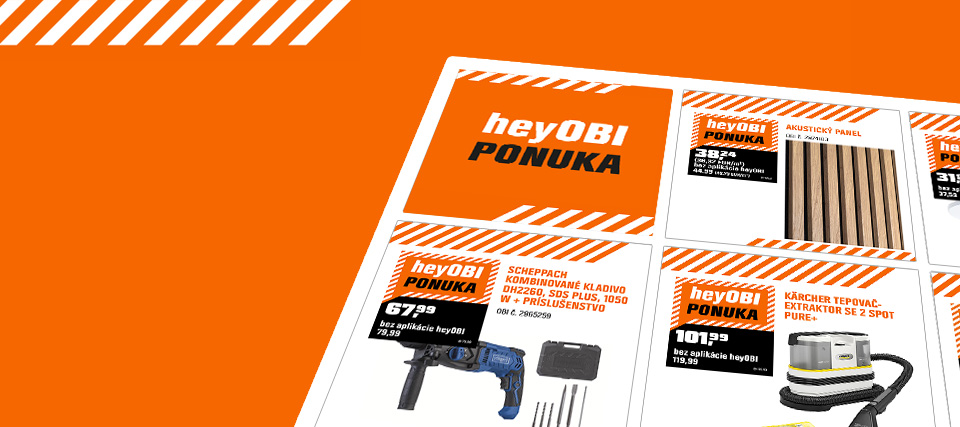 Produkty z OBI za heyOBI ceny!