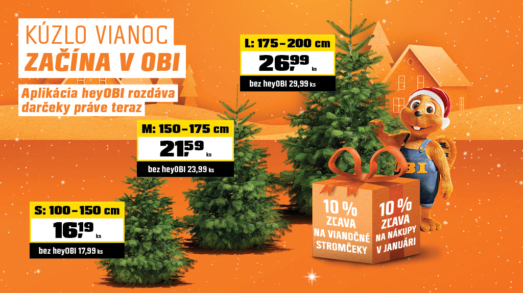 Vianočný stromček z OBI